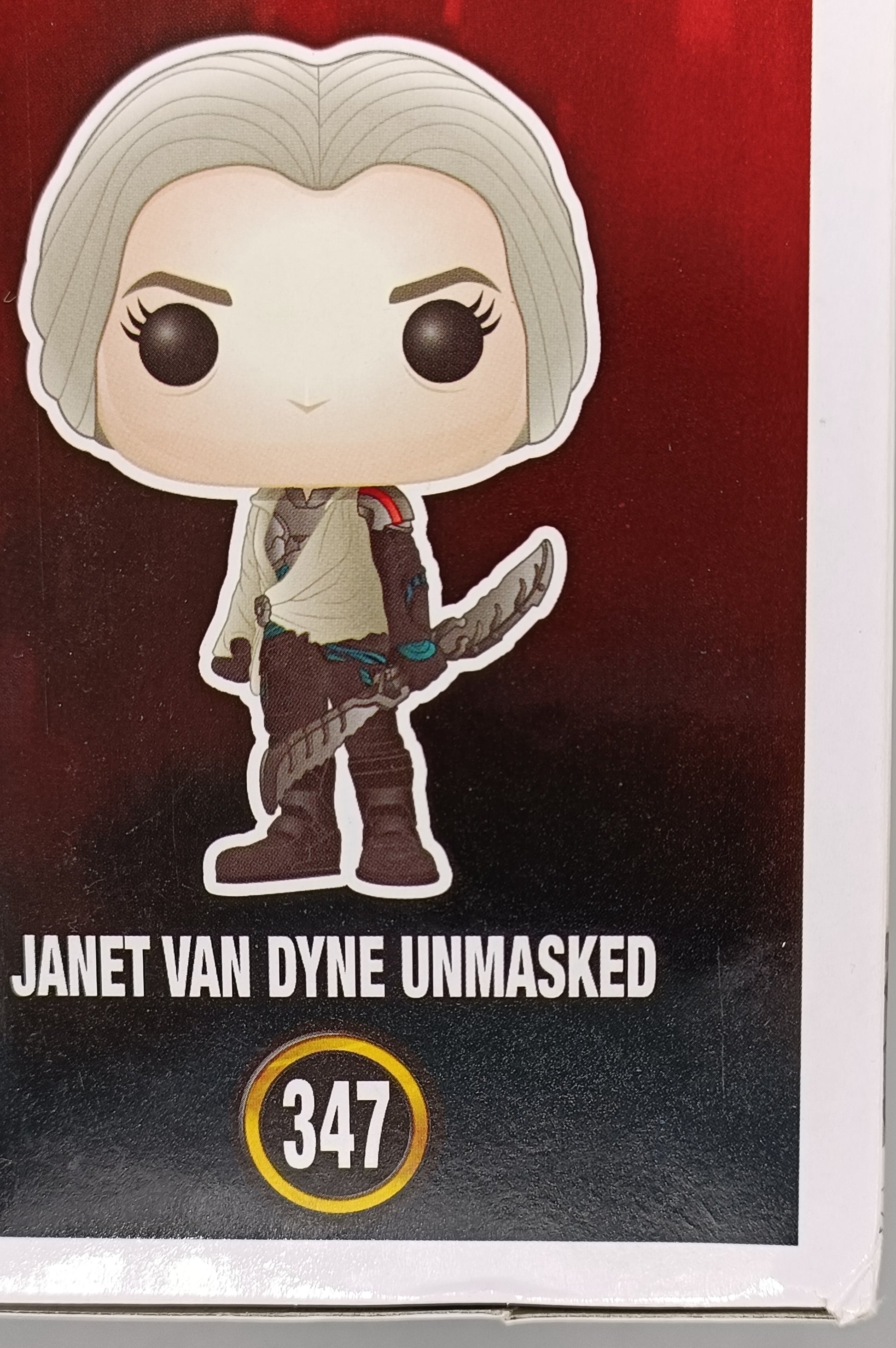 347 Janet van Dyne Unmasked - Marvel Ant-Man & The Wasp Funko POP - Box Damaged 