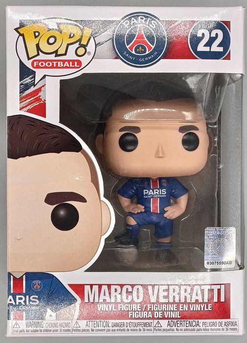 #22 Marco Verratti - PSG Football - Box Damaged Funko POP