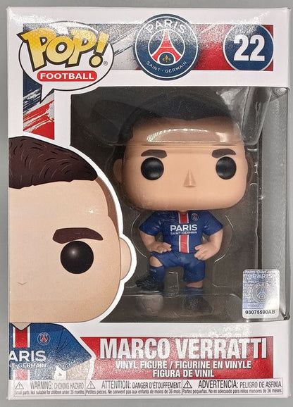 #22 Marco Verratti - PSG Football - Box Damaged Funko POP