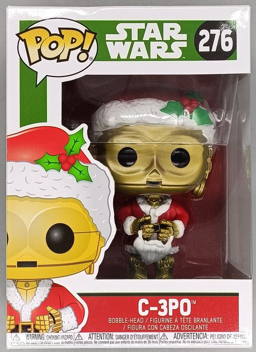 #276 C-3PO (Santa) - Star Wars - Box Damaged Funko POP