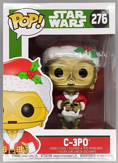 #276 C-3PO (Santa) - Star Wars - Box Damaged Funko POP