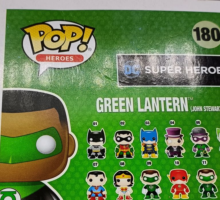 #180 Green Lantern (John Stewart) - DC Super H - Box Damaged Funko POP