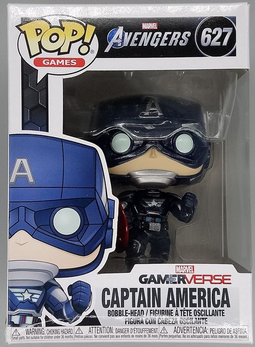627 Captain America - Marvel Avengers Game Funko POP - Box Damaged