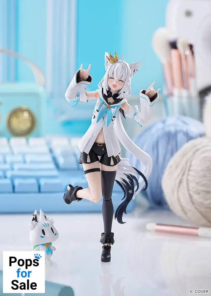 Hololive Production Figma Action Figure Shirakami Fubuki 15 cm Action figures