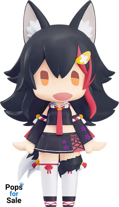 Hololive Production HELLO! GOOD SMILE Action Figure Ookami Mio 10 cm