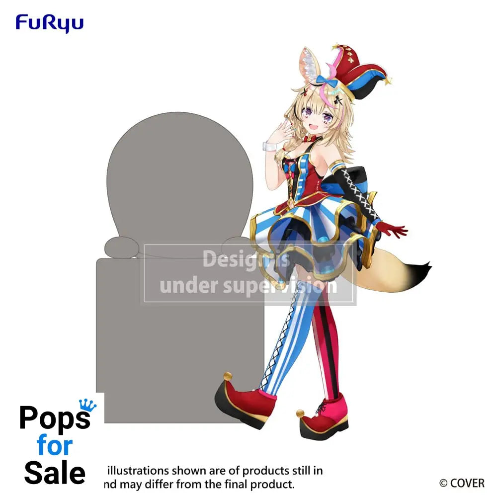 Hololive Production Hikkake PVC Statue Omaru Polka 10 cm