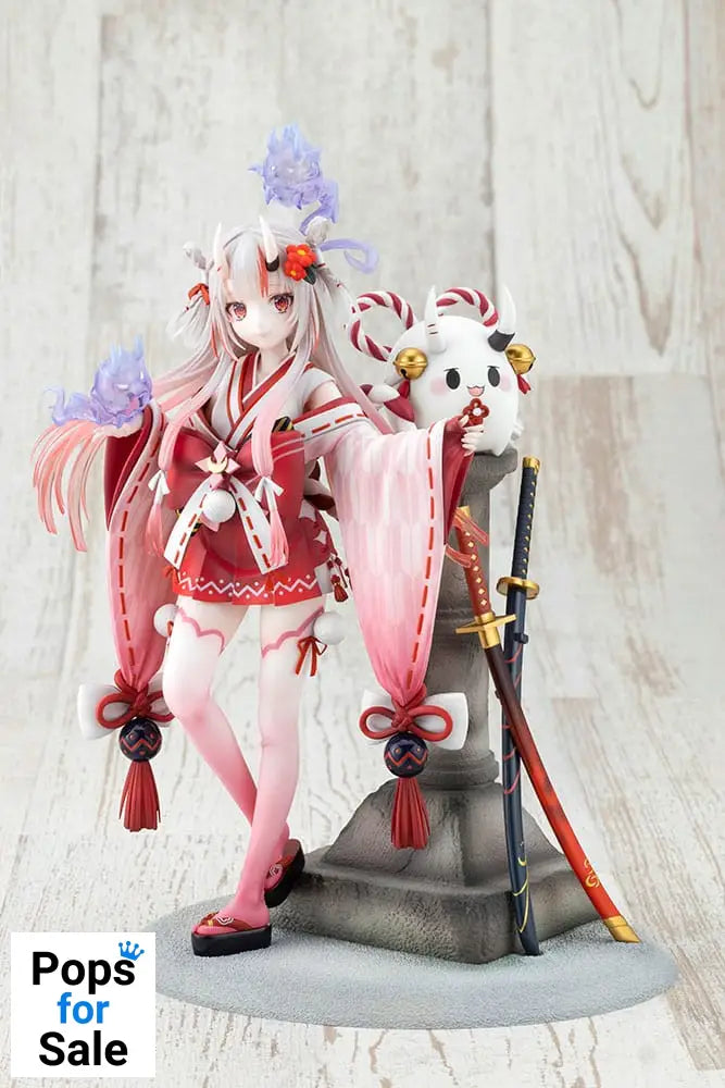 Hololive Production PVC Statue 1/7 Nakiri Ayame Shrine Maiden Fortune Outfit Ver. 26 cm