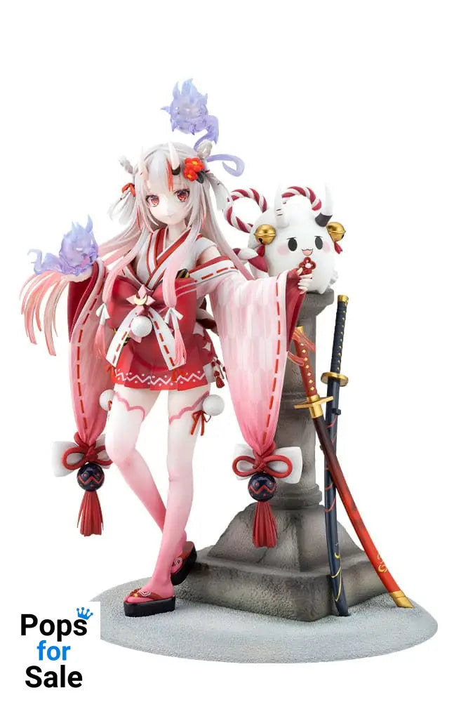 Hololive Production PVC Statue 1/7 Nakiri Ayame Shrine Maiden Fortune Outfit Ver. 26 cm
