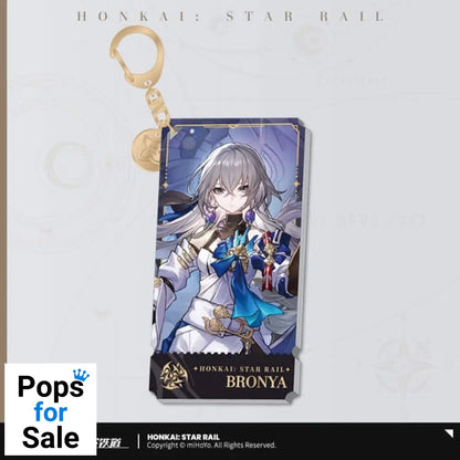 Honkai: Star Rail Character Acrylic Keychain Bronya 9 cm Keyrings