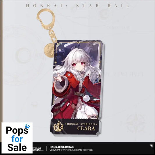 Honkai: Star Rail Character Acrylic Keychain Clara 9 cm Keyrings