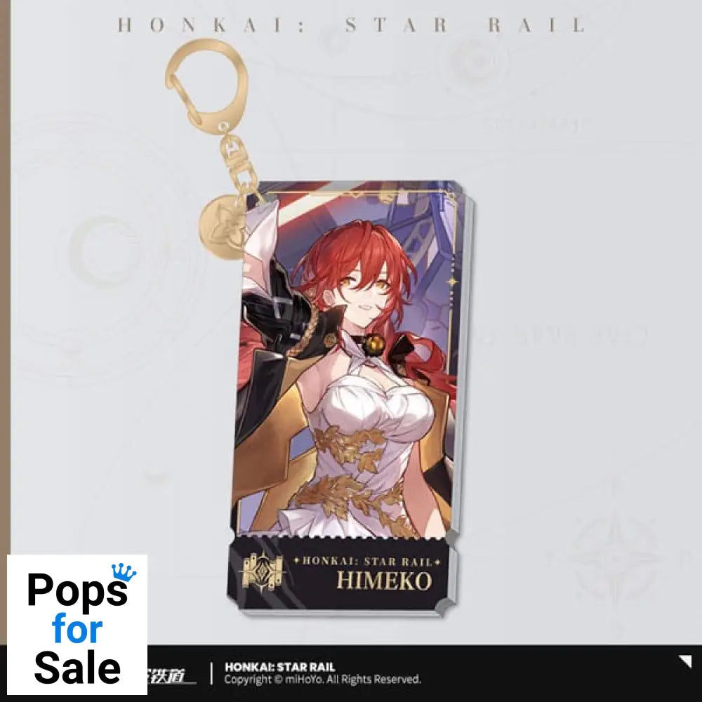 Honkai: Star Rail Character Acrylic Keychain Himeko 9 cm Keyrings