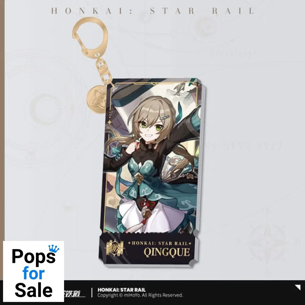 Honkai: Star Rail Character Acrylic Keychain Qingque 9 cm