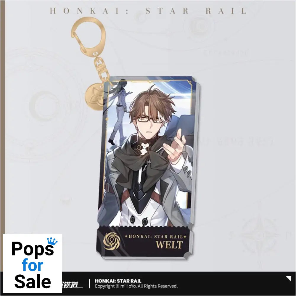Honkai: Star Rail Character Acrylic Keychain Welt 9 cm