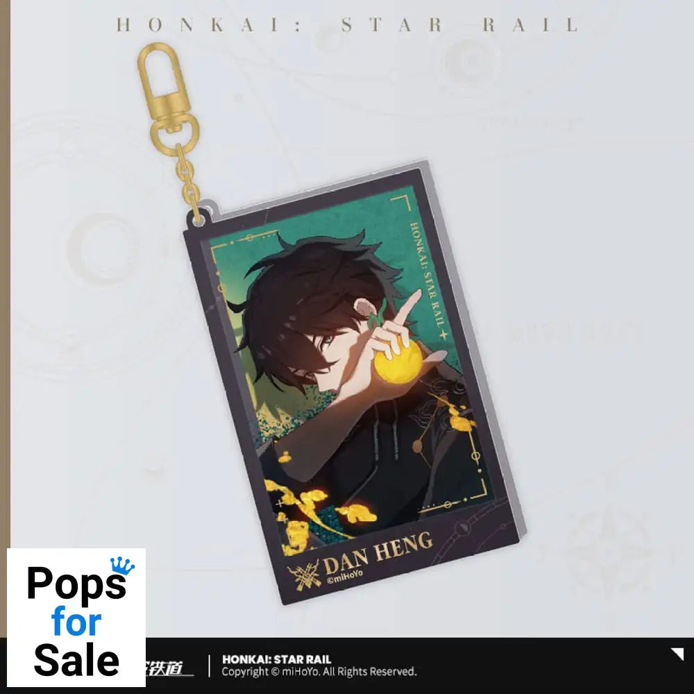 Honkai: Star Rail Countdown Departure Series Acrylic Keychain Dan Heng Glitter 9 cm