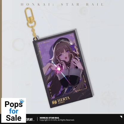 Honkai: Star Rail Countdown Departure Series Acrylic Keychain Herta Glitter 9 cm