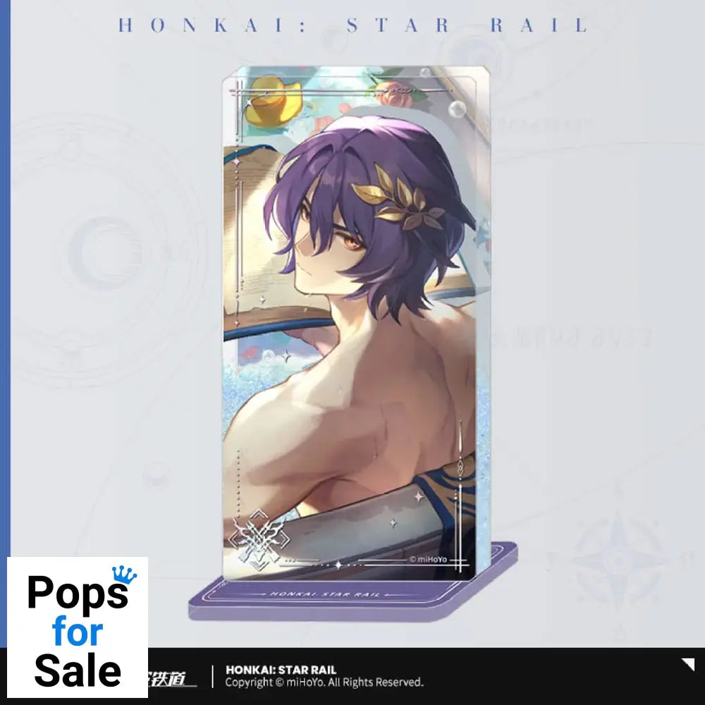Honkai: Star Rail Light Cone Acryl Ornament with Glitter: Dr. Ratio Baptism of Pure Thought 15 cm Decoration