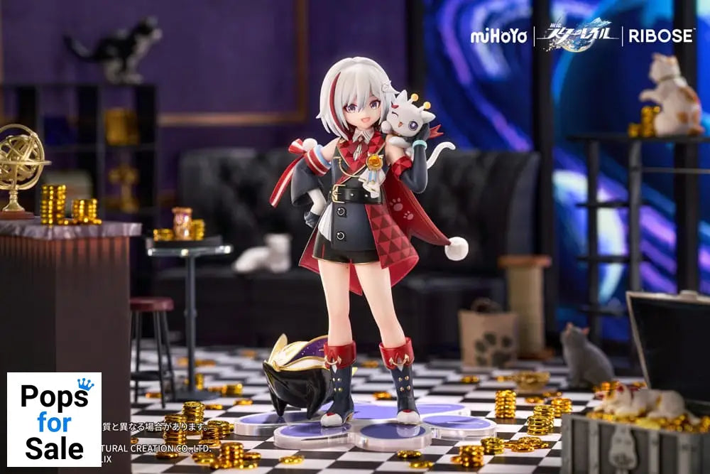 Honkai: Star Rail Rise Up Chibineko Series PVC Statue Topaz & Numby Ver. 18 cm