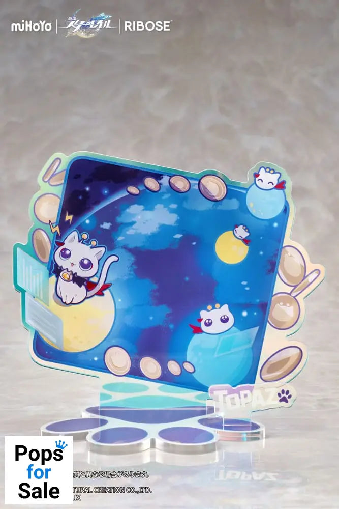 Honkai: Star Rail Rise Up Chibineko Series PVC Statue Topaz & Numby Ver. 18 cm