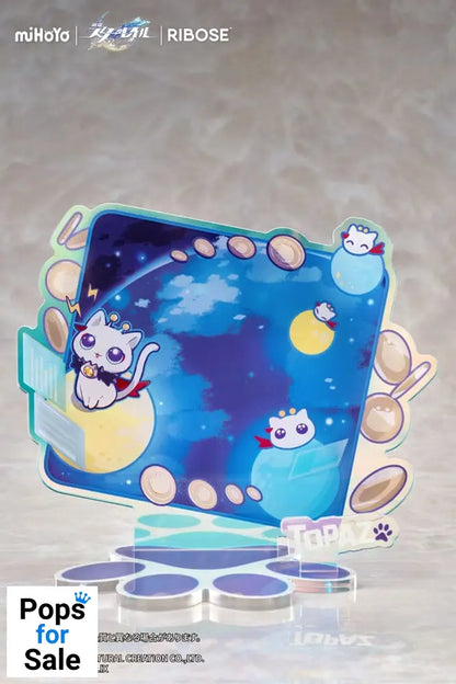 Honkai: Star Rail Rise Up Chibineko Series PVC Statue Topaz & Numby Ver. 18 cm