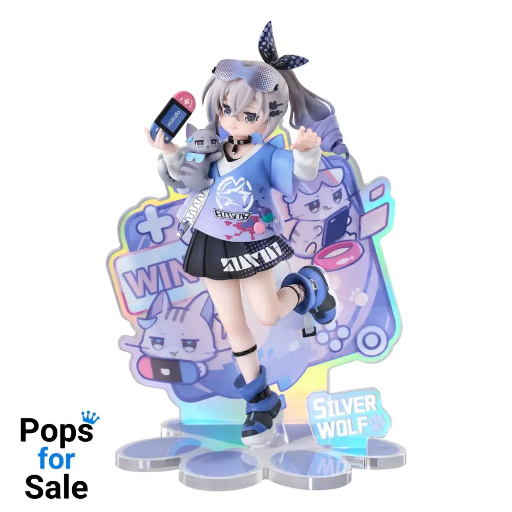 Honkai: Star Rail Rise Up Little Cat Series PVC Statue Silver Wolf Ver. 19 cm Statues