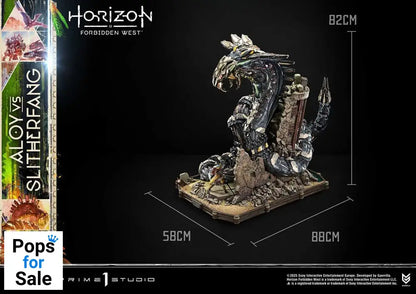 Horizon Forbidden West Ultimate Diorama Masterline Series Statue Aloy vs. The Slitherfang 82 cm