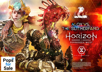 Horizon Forbidden West Ultimate Diorama Masterline Series Statue Aloy vs. The Slitherfang Bonus Version 82 cm