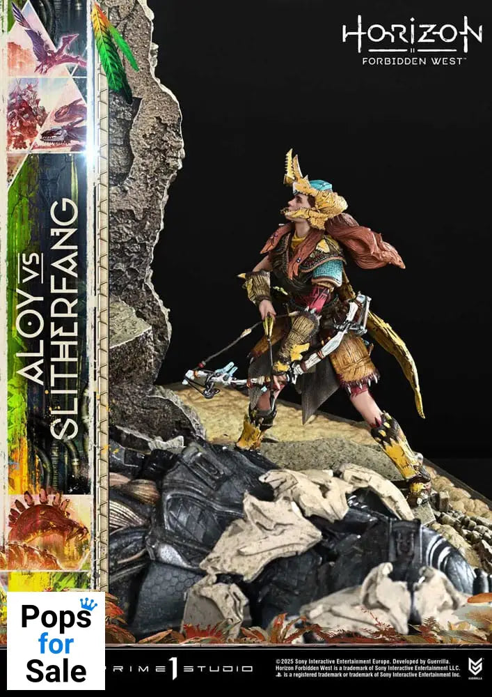 Horizon Forbidden West Ultimate Diorama Masterline Series Statue Aloy vs. The Slitherfang Bonus Version 82 cm