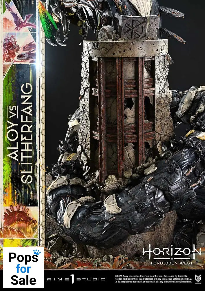 Horizon Forbidden West Ultimate Diorama Masterline Series Statue Aloy vs. The Slitherfang Bonus Version 82 cm