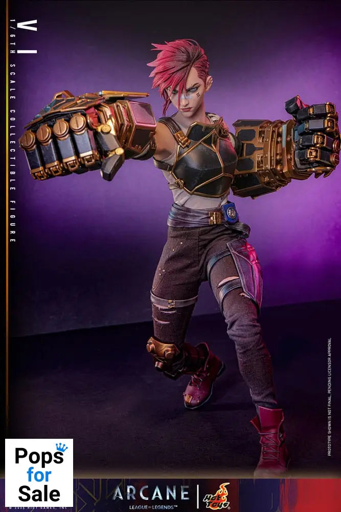 Hot Toys 1/6 Vi Figure 28 Cm Figurine - Arcane League Of Legends Presale