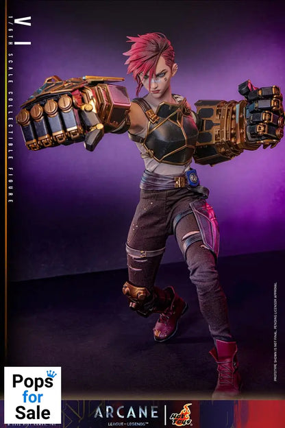 Hot Toys 1/6 Vi Figure 28 Cm Figurine - Arcane League Of Legends Presale