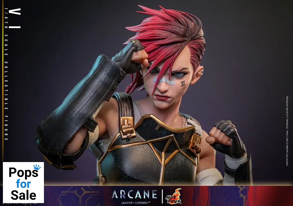 Hot Toys 1/6 Vi Figure 28 Cm Figurine - Arcane League Of Legends Presale