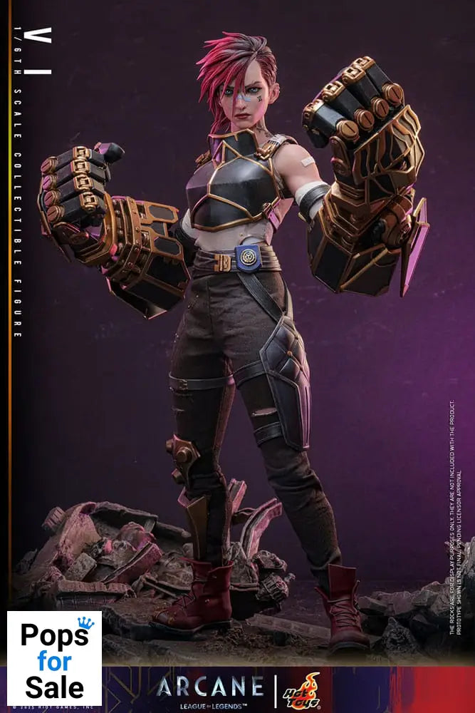 Hot Toys 1/6 Vi Figure 28 Cm Figurine - Arcane League Of Legends Presale