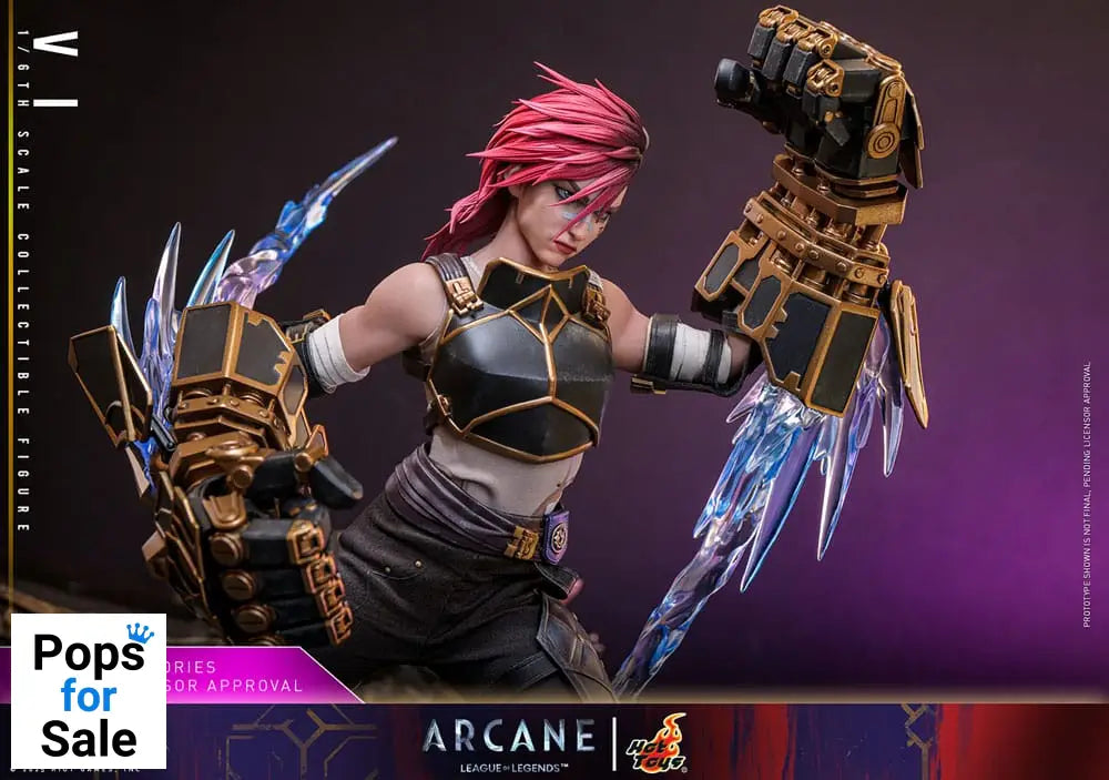 Hot Toys 1/6 Vi Figure 28 Cm Figurine - Arcane League Of Legends Presale