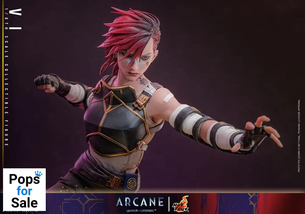 Hot Toys 1/6 Vi Figure 28 Cm Figurine - Arcane League Of Legends Presale