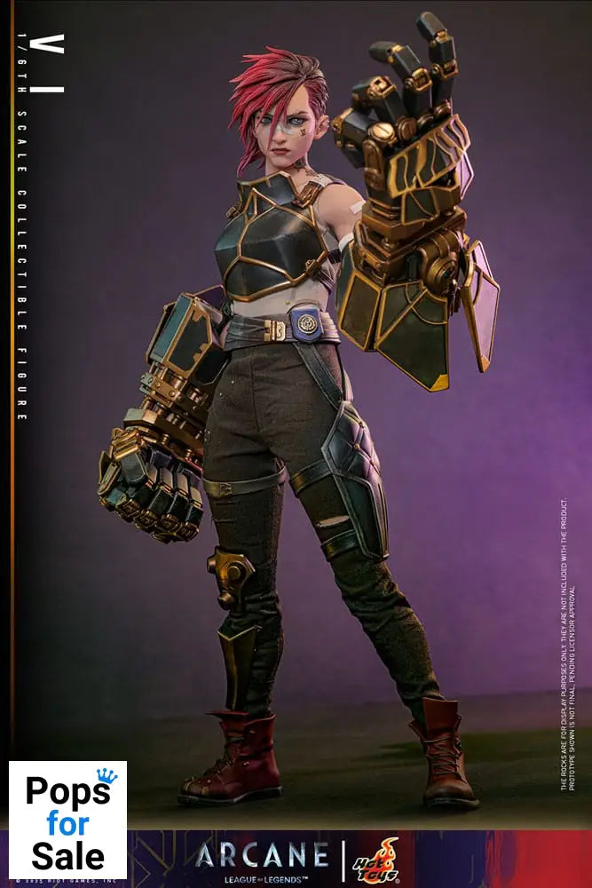 Hot Toys 1/6 Vi Figure 28 Cm Figurine - Arcane League Of Legends Presale