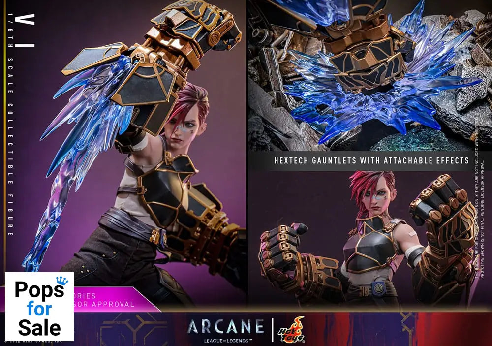 Hot Toys 1/6 Vi Figure 28 Cm Figurine - Arcane League Of Legends Presale