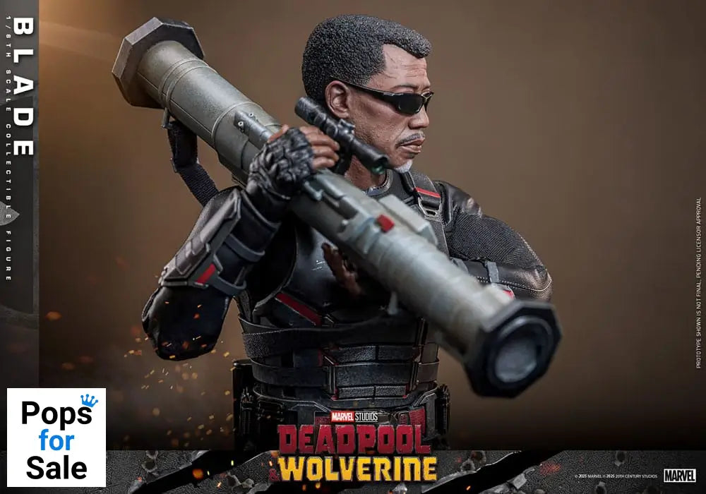 Hot Toys Deadpool & Wolverine Movie Masterpiece Action Figure 1/6 Blade 30 Cm Presale