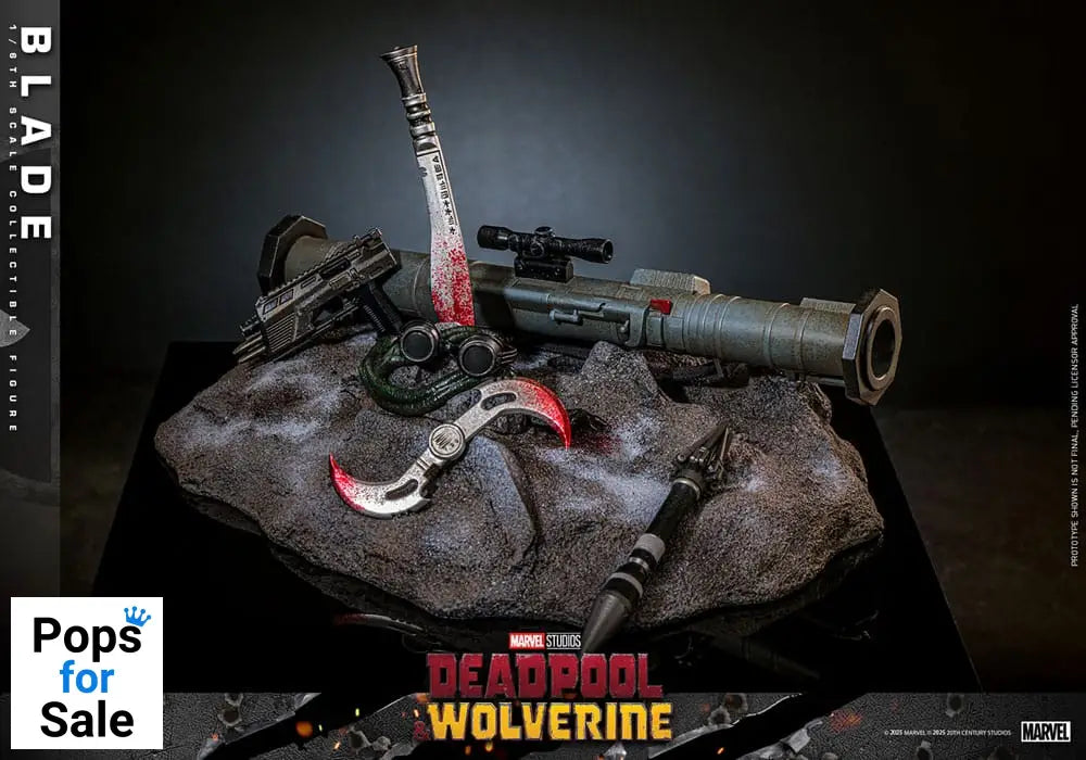 Hot Toys Deadpool & Wolverine Movie Masterpiece Action Figure 1/6 Blade 30 Cm Presale