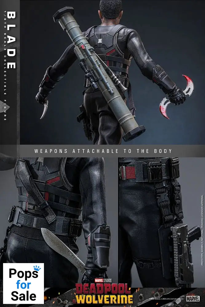 Hot Toys Deadpool & Wolverine Movie Masterpiece Action Figure 1/6 Blade 30 Cm Presale