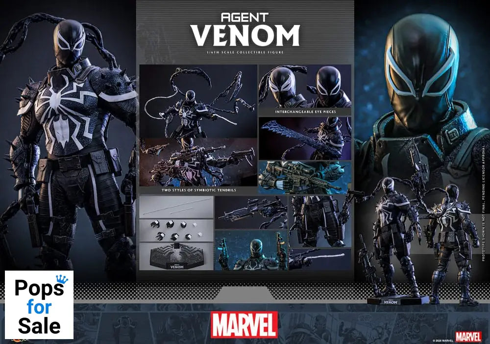 Hot Toys Marvel Comics Action Figure 1/6 Agent Venom 32 cm PRESALE