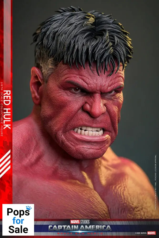 Hot Toys Red Hulk Captain America: Brave New World Movie Masterpiece Action Figure 1/6 Red Hulk 47 cm PRESALE