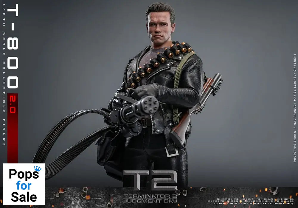 Hot Toys Terminator 2 Movie Masterpiece Action Figure 1/6 T-800 2.0 32 cm PRESALE