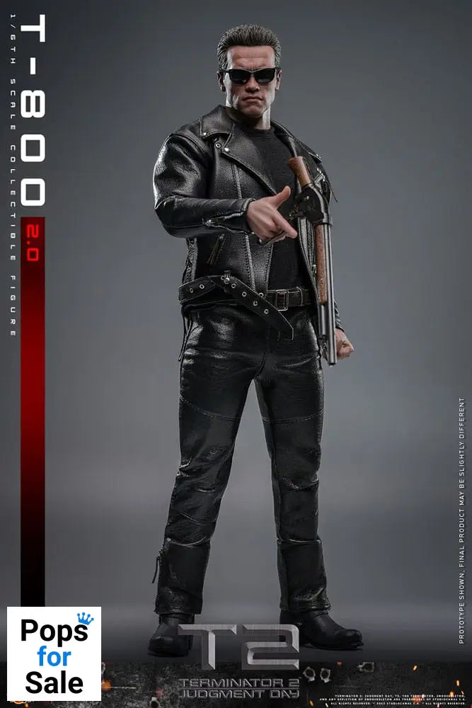 Hot Toys Terminator 2 Movie Masterpiece Action Figure 1/6 T-800 2.0 32 cm PRESALE