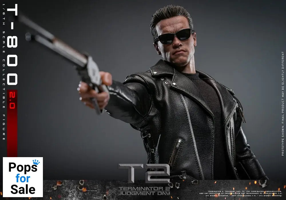 Hot Toys Terminator 2 Movie Masterpiece Action Figure 1/6 T-800 2.0 32 cm PRESALE