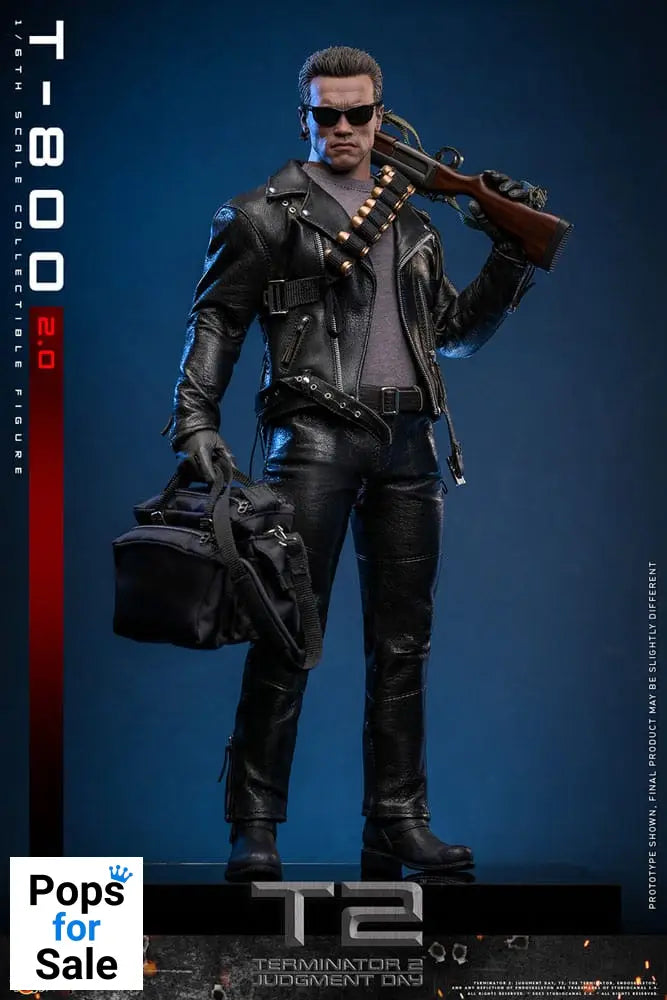 Hot Toys Terminator 2 Movie Masterpiece Action Figure 1/6 T-800 2.0 32 cm PRESALE