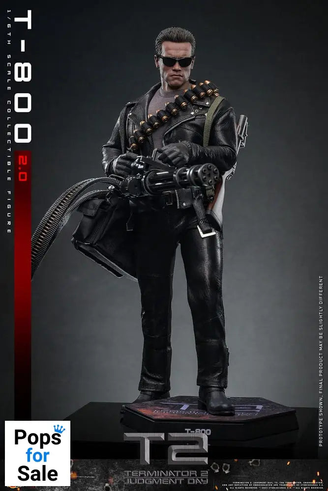 Hot Toys Terminator 2 Movie Masterpiece Action Figure 1/6 T-800 2.0 32 cm PRESALE