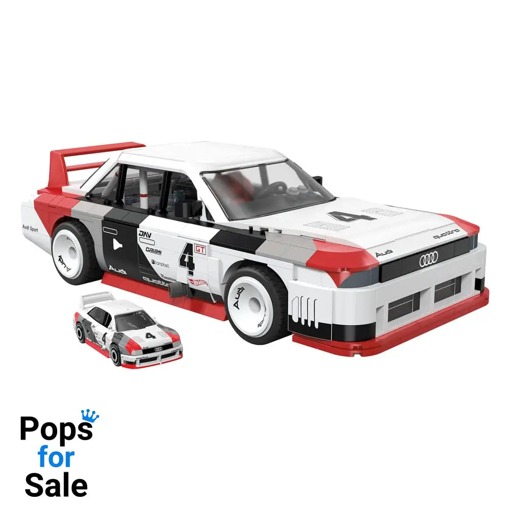 Hot Wheels MEGA Construction Set 1/15 Audi 90 Quattro IMSA GTO 29 cm