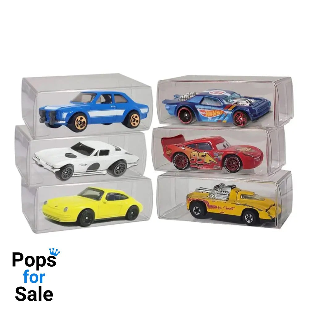 Hot Wheels PET Protectors 50-Pack for Matchbox Cars