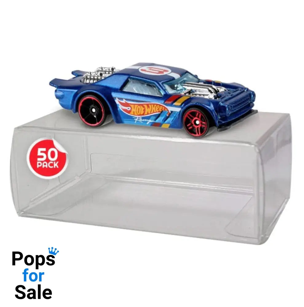 Hot Wheels PET Protectors 50-Pack for Matchbox Cars