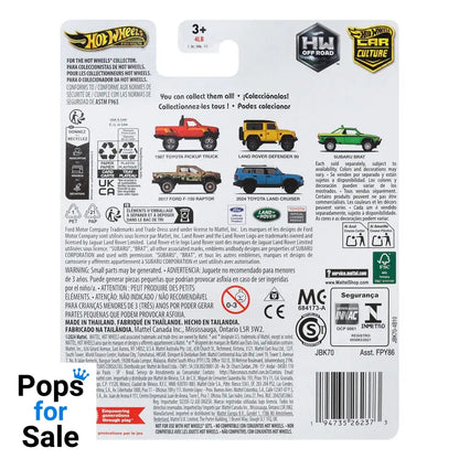 Hot Wheels Premium Car Culture Diecast Vehicle 1/64 2017 Ford F-150 Raptor